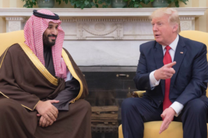 Trump height photo - Photo Of Trump With Saudi Crown Prince Turns Heads After People Spot This Small Detail