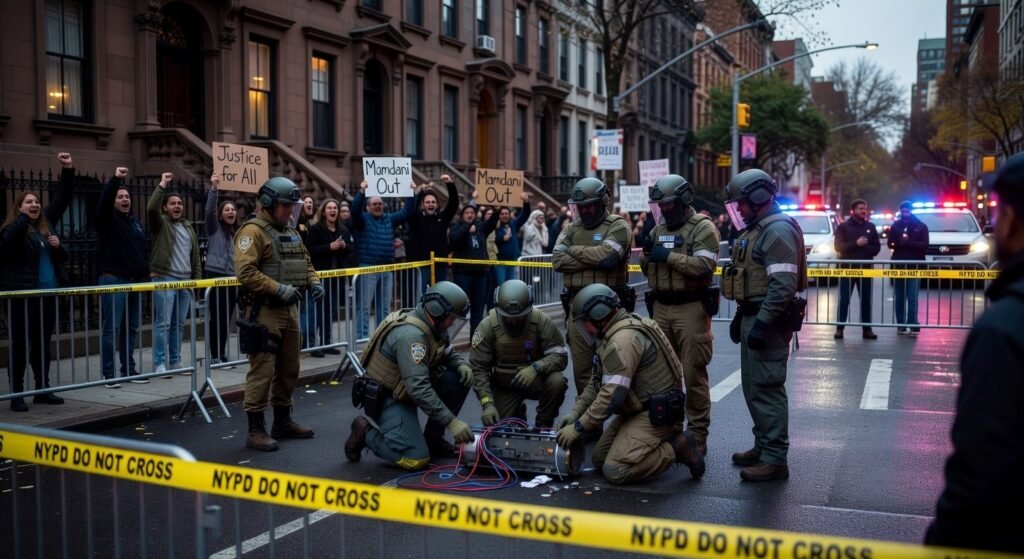 viable IED protest - NYPD Confirms Viable IED at Mayor Mamdani Protests